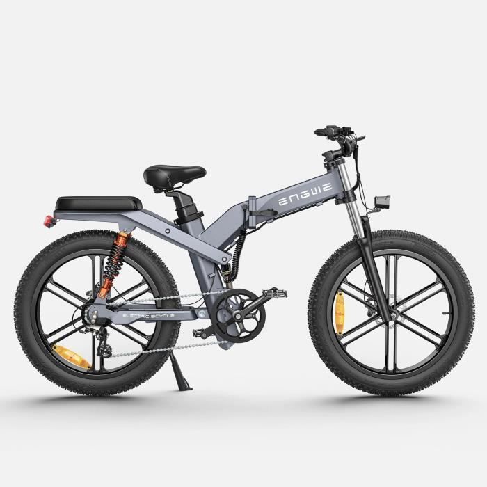 Vélo électrique ENGWE X26 1000W - Autonomie 45KM - Freins à disque-Gris