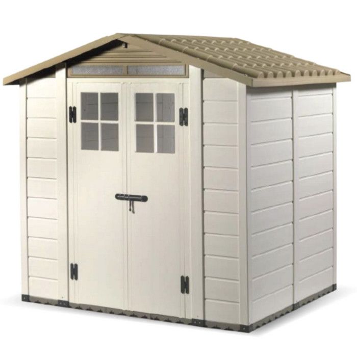 Abri de jardin en résine 22MM 3 98 m² HABRITA - vue 3