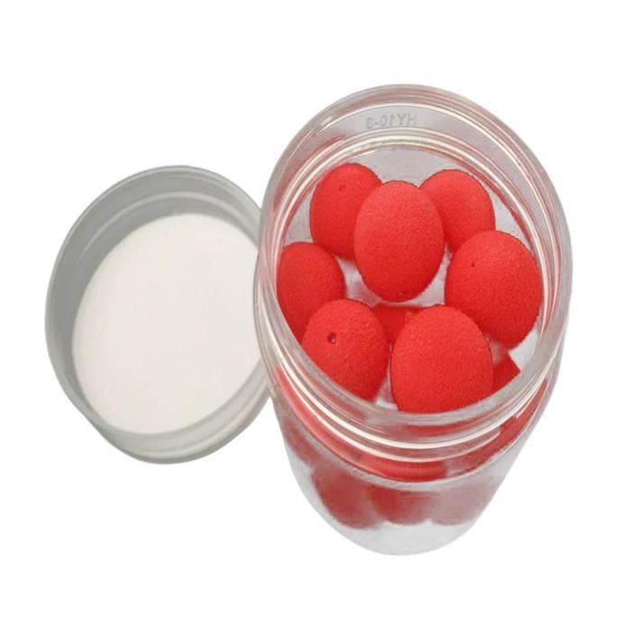 30 Bouillettes Flottantes EVA Pour Pêche – Perles Boules (neuves)