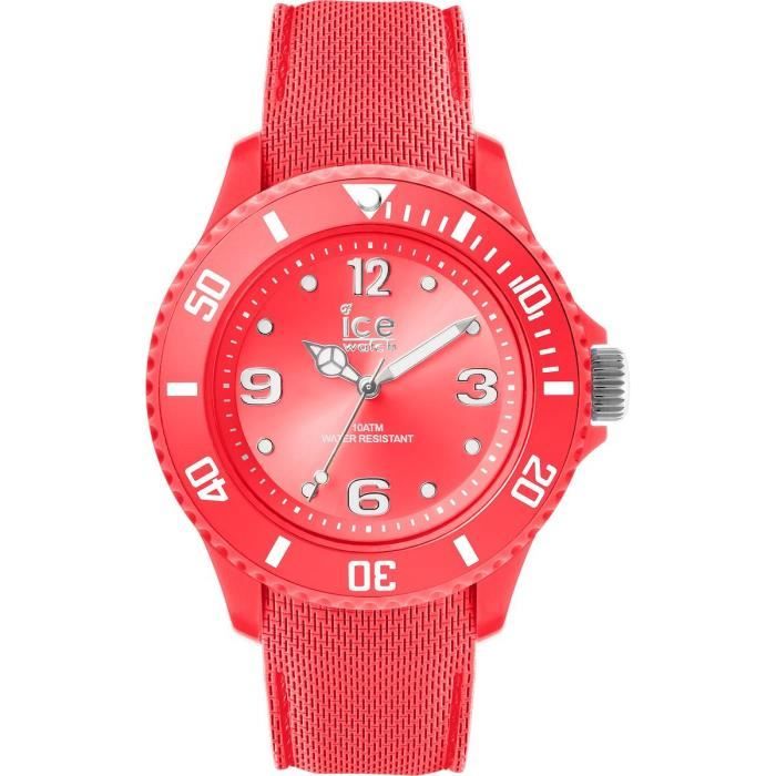 montre ice rouge