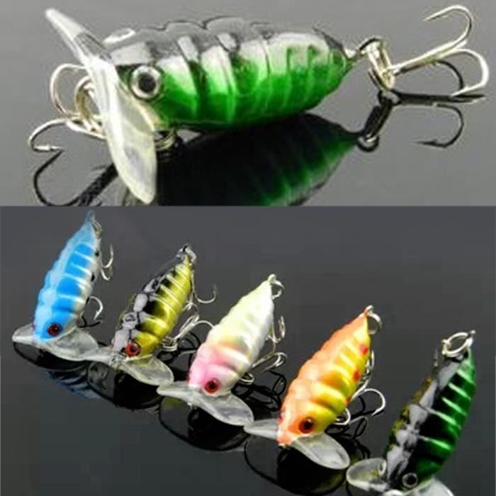 Lot De 20 Leurres De Pêche En Plastique Souple De 7,5 Cm Avec Queue En T Et Appâts Pour Poissons Noir 95050580