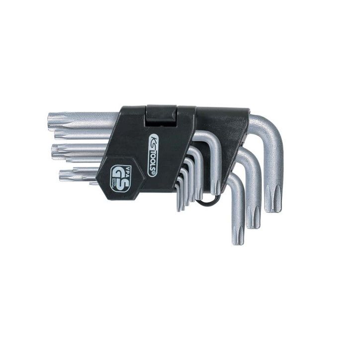 KS Tools 151.2360 - Jeu de 9 clés mâles courtes TORX