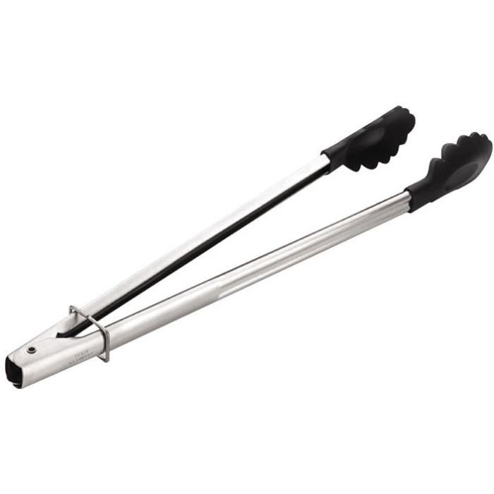 Pince+à+servir+barbecue+L+:+40+cm+-+inox+nylon