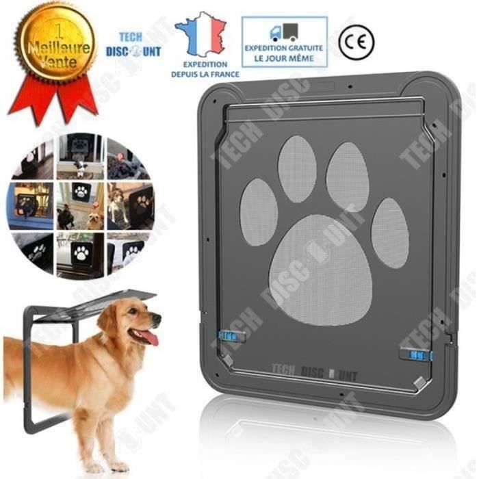 Comparer les prix de CHATIERE  PORTE POUR CHAT  TRAPPE CHAT chatiere pour chien chat grande taille moyen xl isolante porte animaux de compagnie