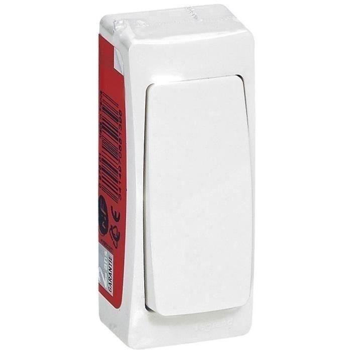 Interrupteur ASL simple - blanc