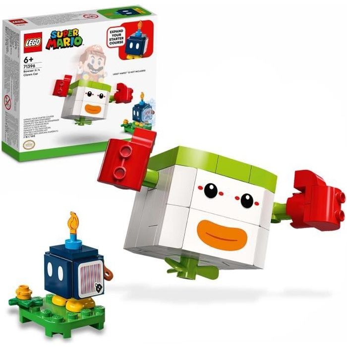 Jeu de Construction LEGO® 71396 Super Mario La Junior-mobile de Bowser Jr.  - 84 Pièces - Enfant 6+ Ans