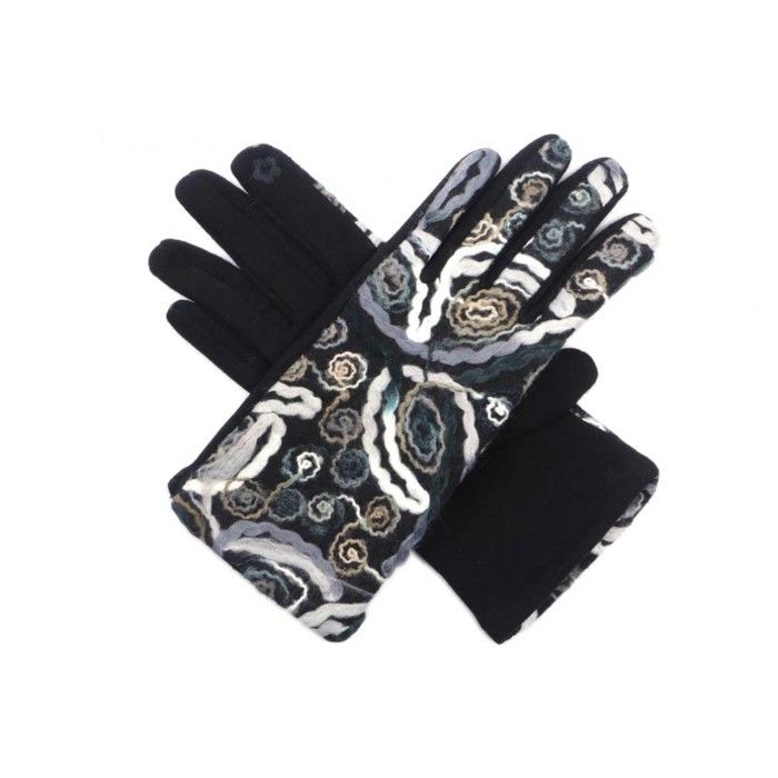 Mesdames Femmes Tissu Doux Gants Avec Leopard Motif Doublure Conduite Hiver Mesdames Femmes Tissu Doux Gants Avec Leopard Motif Doublure Conduite Hiver