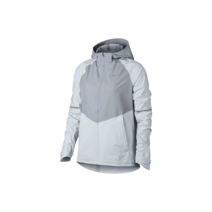 veste nike femme grise et blanc