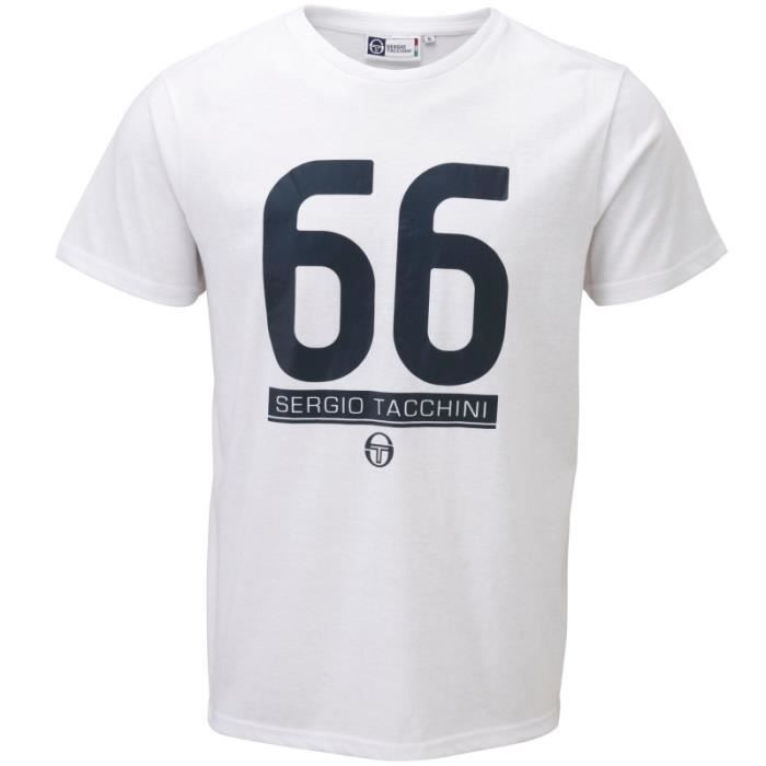 T-Shirt Sergio Tacchini Blanc Homme