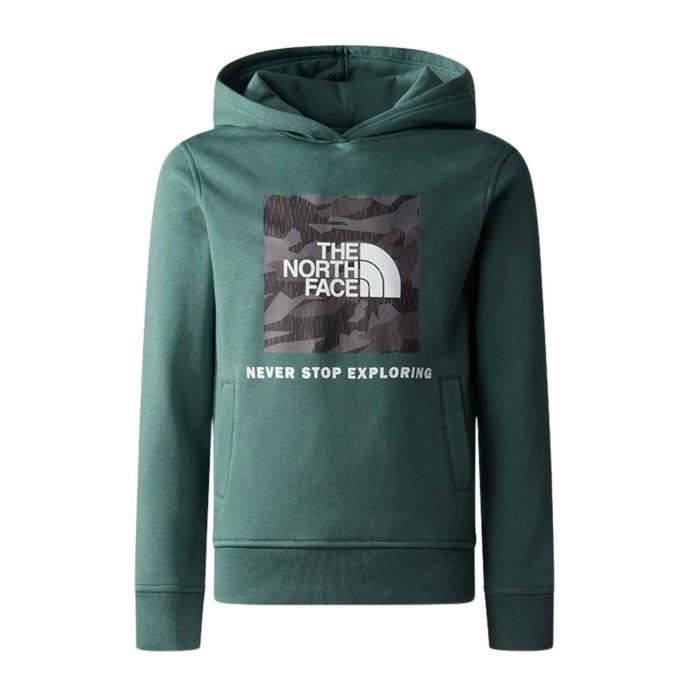 Sweat The North Face Teen Box Vert Garçon Fille