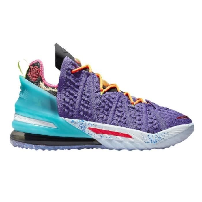 Basket-ball - NIKE - Lebron Xviii - Violet - Homme - Terrain stabilisé - Respirant