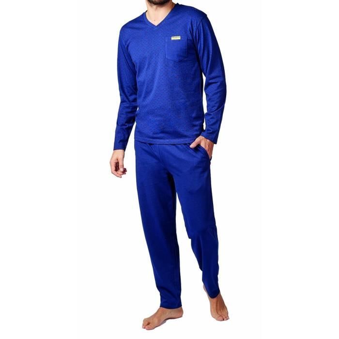 Pyjama Homme Dodo Homewear En Coton - Neuf Avec étiquettes, Style Moderne, Référence 5145