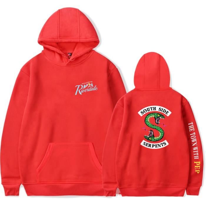 Riverdale South Side Serpent Pull Femme Homme Imprim/é Cr/éatif Dr/ôle Sweat Unisexe Sweat-Shirt Col Rond Pull Homme Manches Longues Sportif Sweat Shirt T Shirt