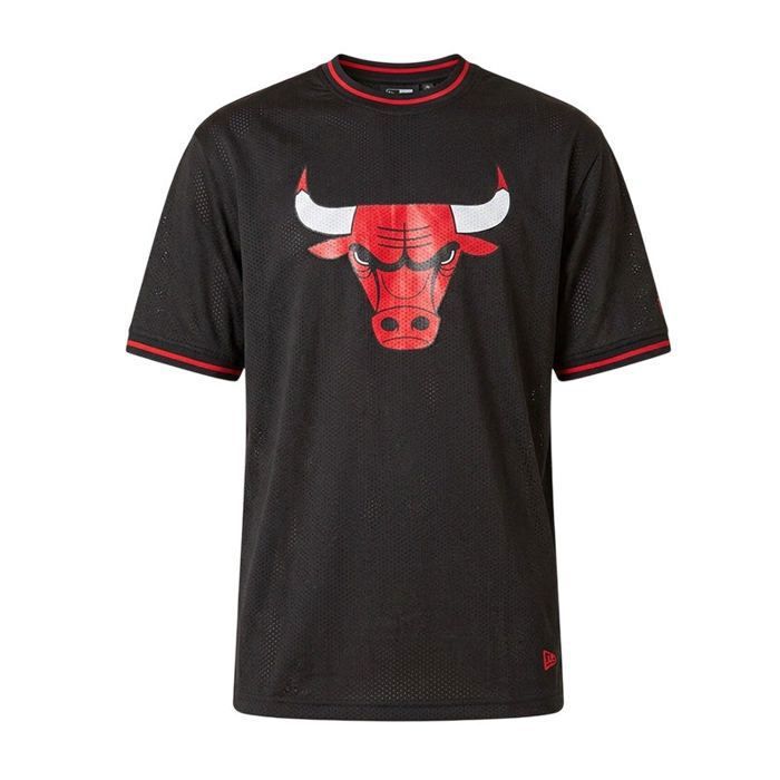 Tee-shirt New Era TEE-SHIRT HOMME NBA TEAM LOGO OVERSIZED CHICAGO BULLS MESH NEW ERA