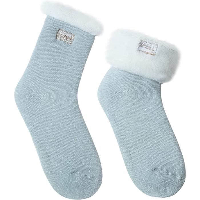 2 Paires De Chaussettes Thermiques Femme - Laine Et Coton Pour Hiver, Randonnée Et Ski