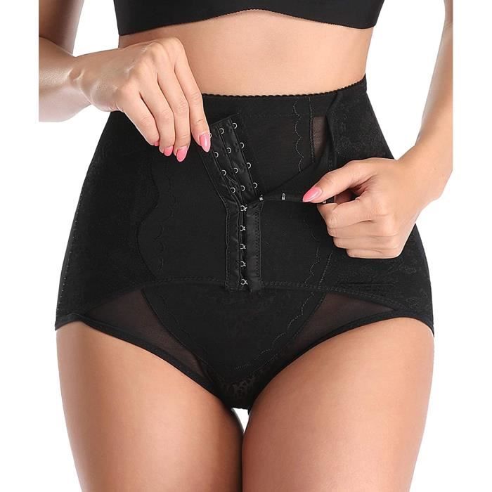 Culotte Gainante Femme Ventre Plat Gaine Amincissante Invisible Gaine  Amincissante Grande Taille Shaper-Noir Noir - Cdiscount Prêt-à-Porter