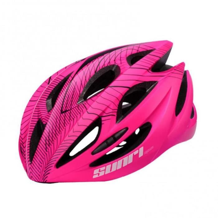 Casque Vélo Avec Phares LED Intégrés Avant/arrière - Taille Ajustable M/L - Rechargeable USB - Normes CPSC/CE