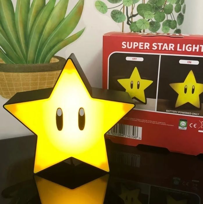 Lampe Avec Son Super Mario Super Star