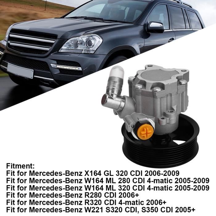 Qiilu Pompe de direction assistée Power Steering Pump, 0044668301