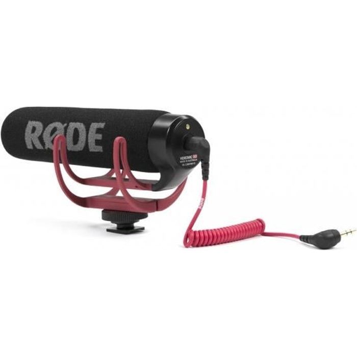 RODE Microphone compact VideoMic GO - Pour caméra et appareil photo  numérique - Cdiscount Appareil Photo