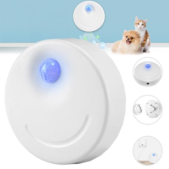 Meilleurs prix pour Désodorisant électronique pour litière de chat ROKOO — Purificateur dair anti-odeurs 86×26 mm capteur infrarouge anti-rayures