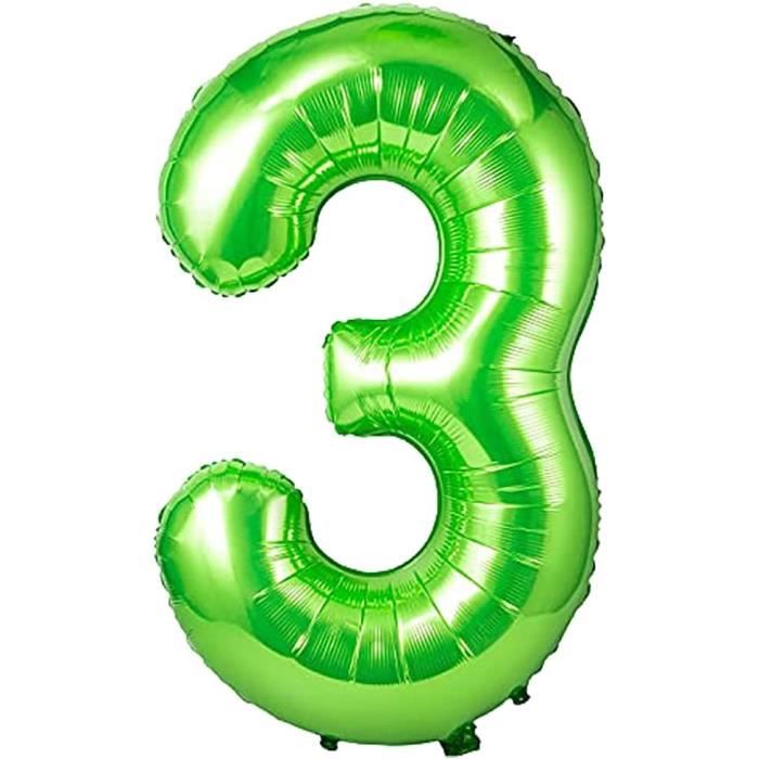 Ballons Teal Bleu Nombre 2 - Jumbo Feuille Mylar Hélium - Plage Sirène