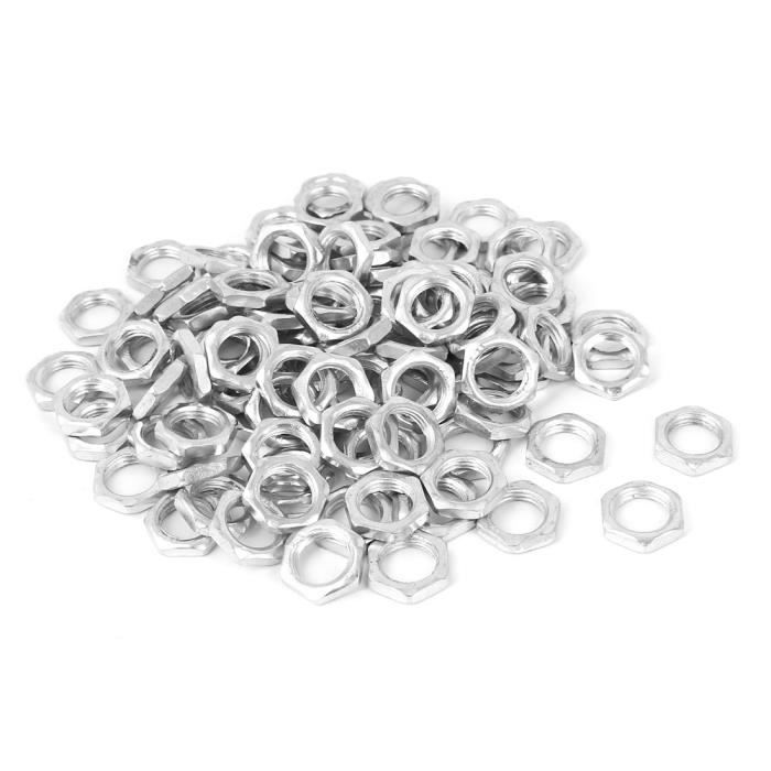 Écrou Hexagonal 3/4 UNF Plaqué Zinc - Lot De Tailles Assorties | Filetage UNF, Qualité BZP