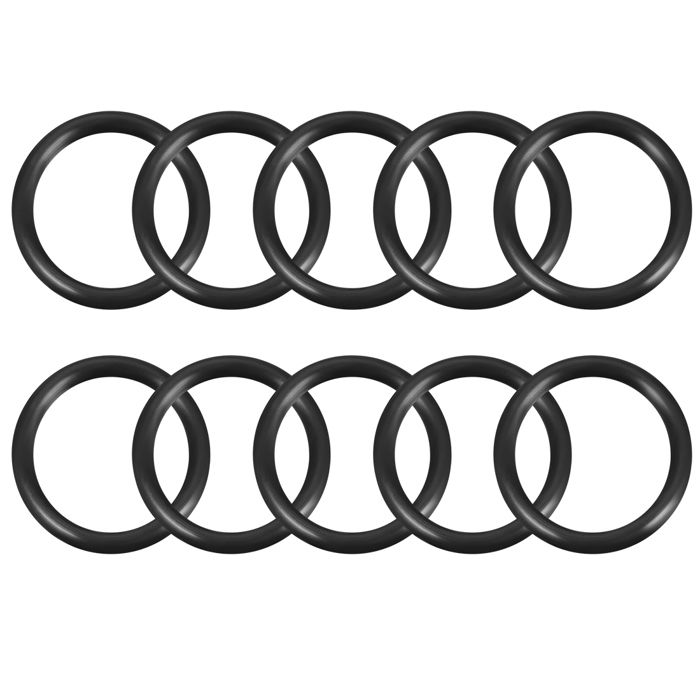 Sourcing Map 10pcs 8 mm DMR. Nylon cavo – Spago Fest clip trazione femmina nero