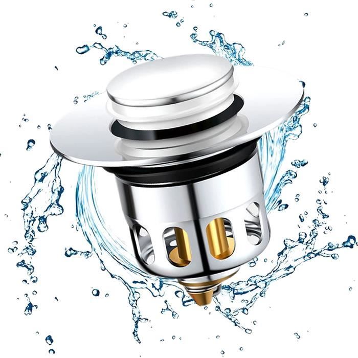 Tapón Universal Para Válvula Pop Up Con Filtro De Desagüe, Desagüe De Lavabo, Filtro De Drenaje De Rebote, Tapón De Desagüe Con Cesta Para Lavabo