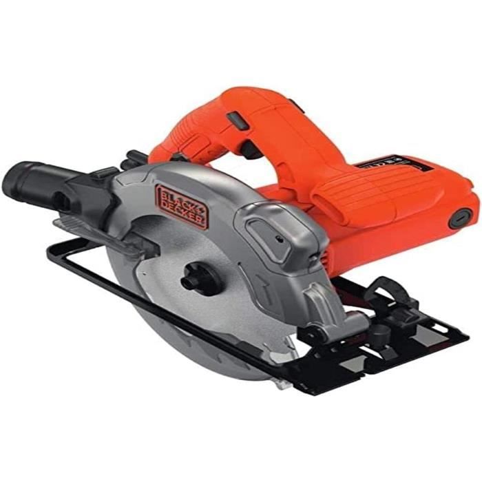 Scie Circulaire BLACK+DECKER 1250 W - Diamètre De Lame 190 Mm, Profondeur De Coupe 66 Mm - Avec Guide Laser - 14