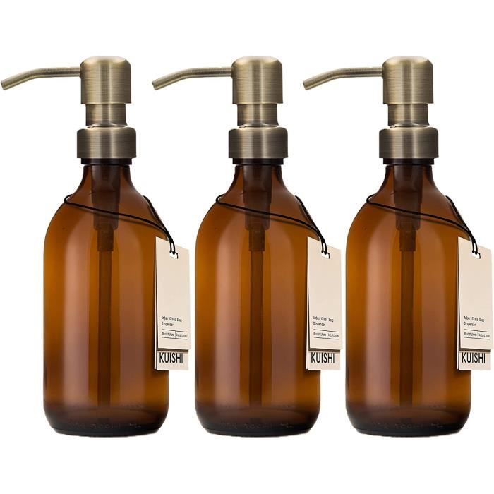 Lot De 100 Flacons Pompe Mousse Voyage 60 Ml - PET Sans BPA, Pompe Dorée, Pour Savon, Shampooing, DIY
