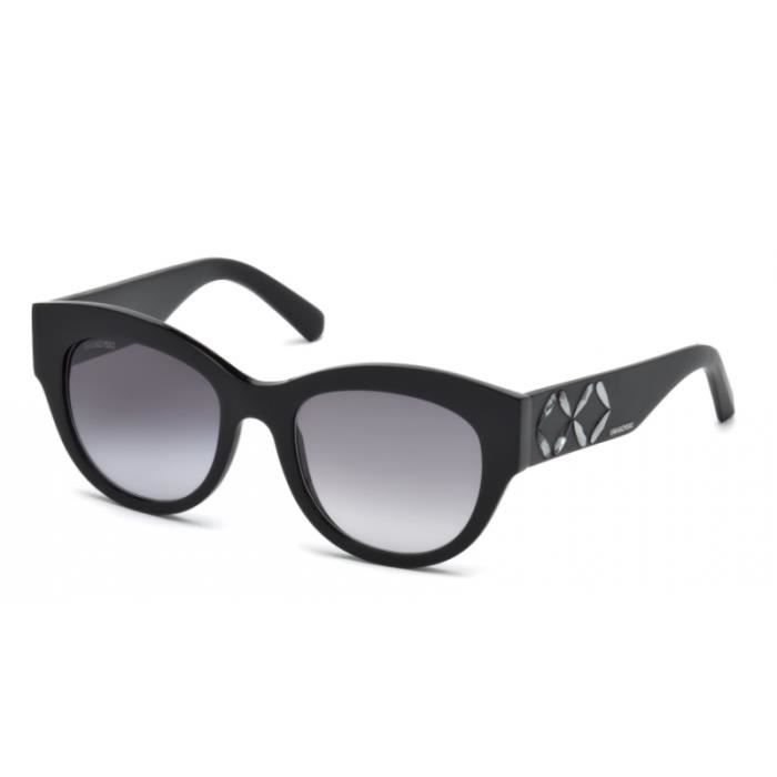 Lunettes de soleil femme Swarovski SK0127 01B Noir 54-19