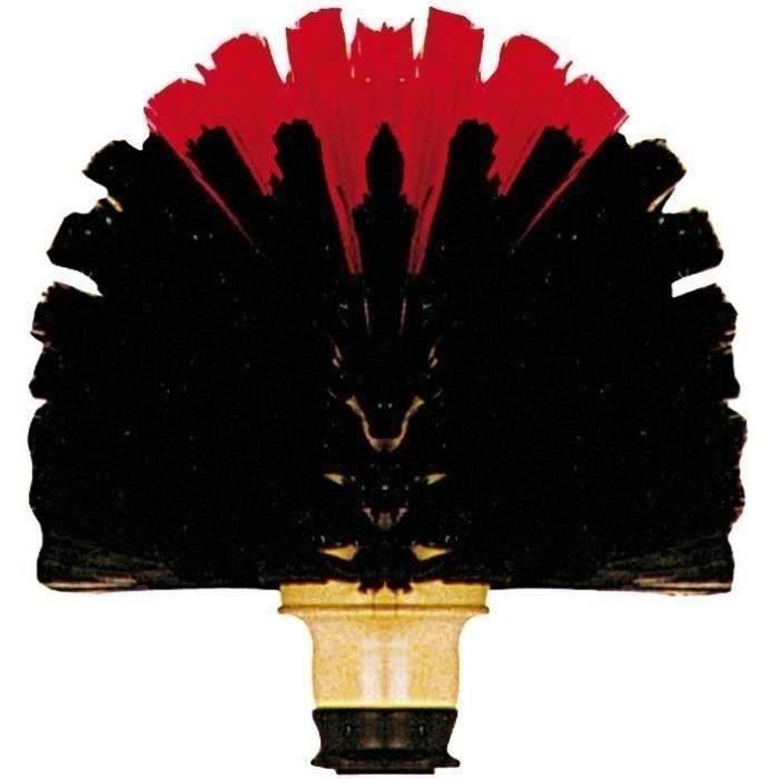 Thomas Tête de nettoyage - Tête de loup boule Pro - Polypropylène - Fibre PVC - 210 touffes
