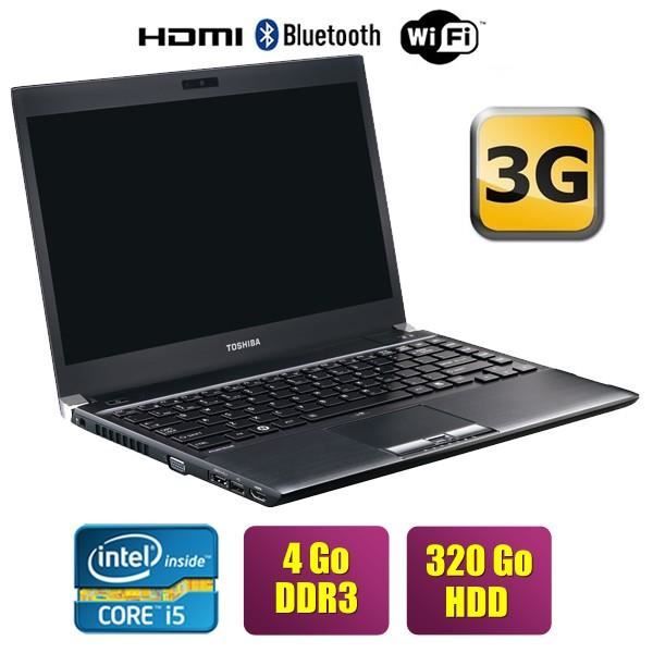 Vente PC Portable Toshiba Portégé R830-1GD - Core i5 - 4Go DDR3 - 3G pas cher Vente PC Portable Toshiba Portégé R830-1GD - Core i5 - 4Go DDR3 - 3G pas cher
