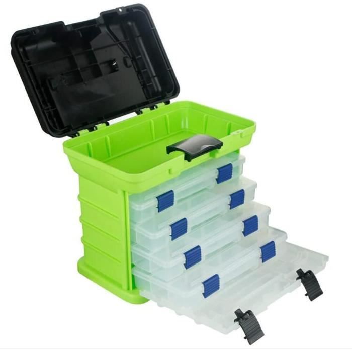 Boîte À Pêche Siège, Boite De Leurre Peche Boîtes De Rangement Avec