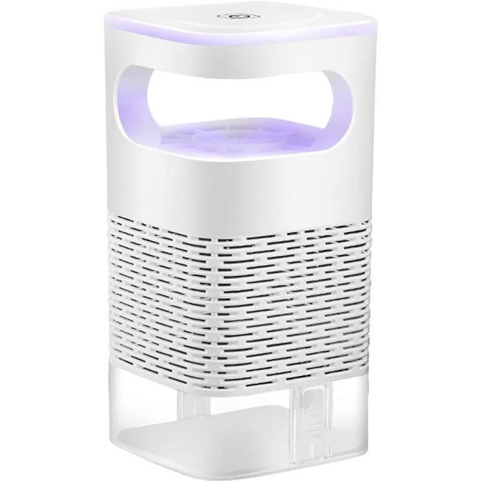 Lampe Anti Moustique Électrique 2025 - Piège à Moustiques USB UV - Tueur Insectes Intérieur Extérieur Silencieux - Zappeur Anti Mouches Sûr