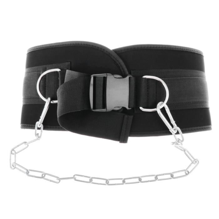 Ceinture De Dips Avec Chaîne - Pour Traction, Muscle-up, Renforcement Dos