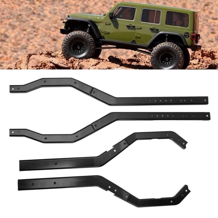 Liaisons De Châssis RC En Alliage D'aluminium VINGVO - Blanc - Pour FMS FCX24 1/24 RC Crawler