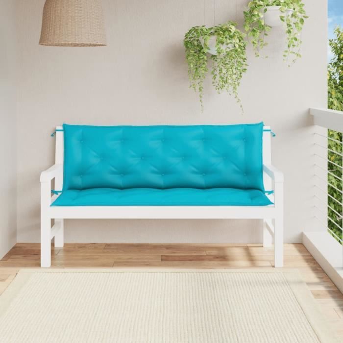 vidaXL 150x50x7 cm Lot de 2 Coussins