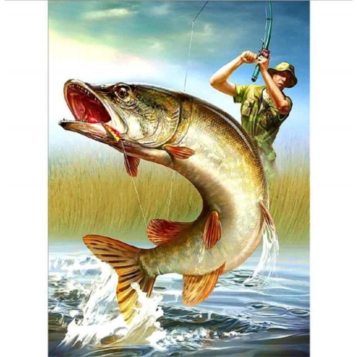 Haipeiy Peinture En Diamant 5d Nouveau Diamant Broderie 3d Pecheur Et Poisson Image Bricolage Peinture Point De Croix Strass Kits Mo Cdiscount Maison Haipeiy Peinture En Diamant 5d Nouveau Diamant Broderie 3d Pecheur Et Poisson Image Bricolage Peinture Point De Croix Strass Kits Mo Cdiscount Maison