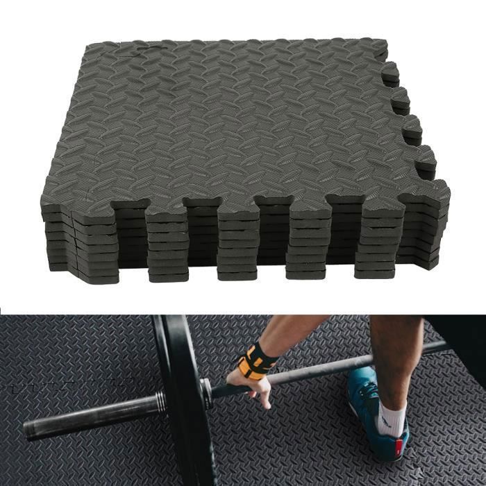 40 x Tapis de Protection de Sol avec Bordures en mousse, Willonin