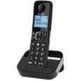 Téléphone fixe sans fil - ALCATEL - F860 solo noir - Blocage d'appels indésirables-1