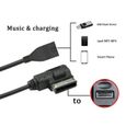 HENGLSHOP USB AMI MMI AUX MP3 câble adaptateur/ music interface pour Audi A3 S4 a5 S5 A6 S6 A7 A8 Q5 Q7 R8-1