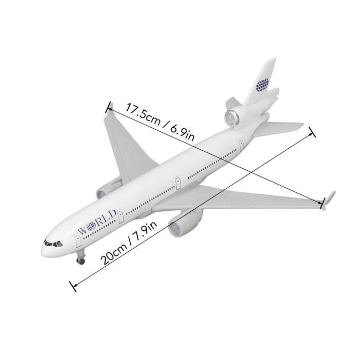 SimplyAir 1/400 American 777 Kits de modèle d'avion en alliage moulé sous pression Modèle d'avion pour collection et présentation