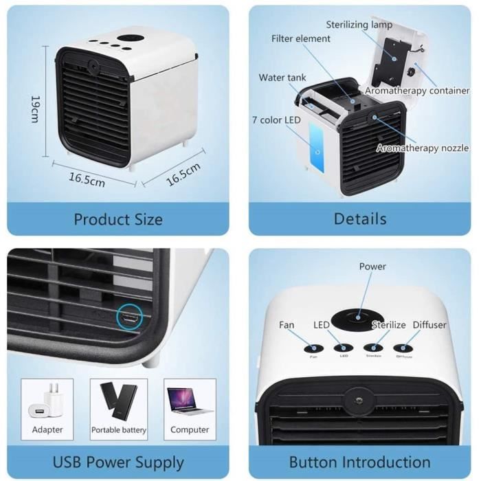 Nifogo air best sale portable cooler