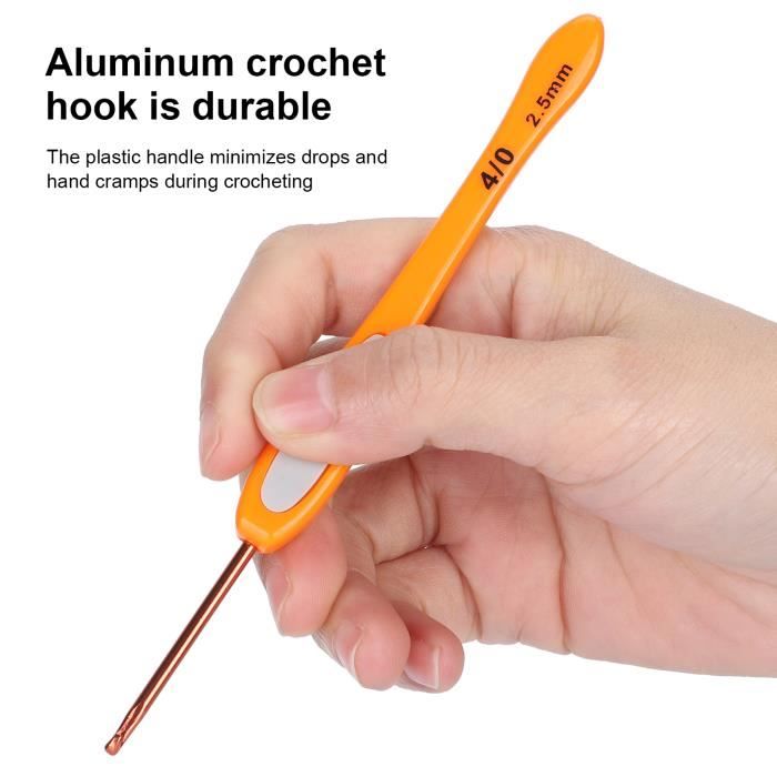 Ensemble De 9 Crochets Ergonomiques, Crochets Souples Pour Crocheteurs