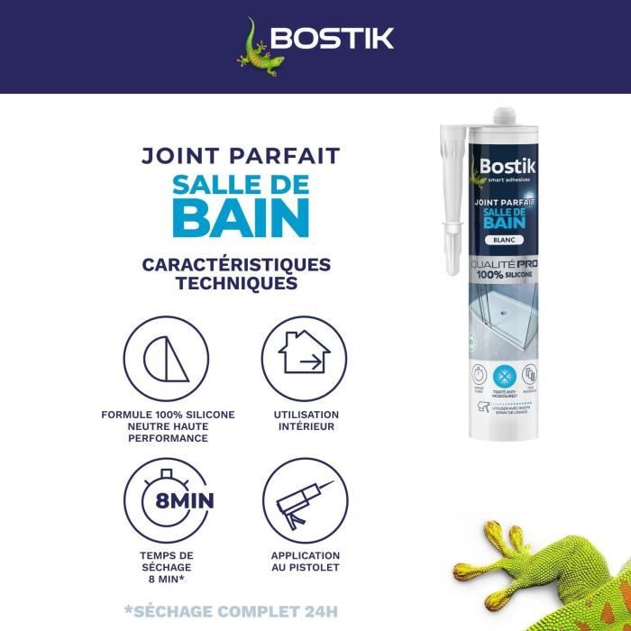 Mastic salle de bain BOSTIK Joint Parfait Étanchéité silicone — free download