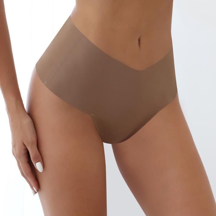 Culotte sans Couture Invisible sous-vêtements Taille Basse Femme