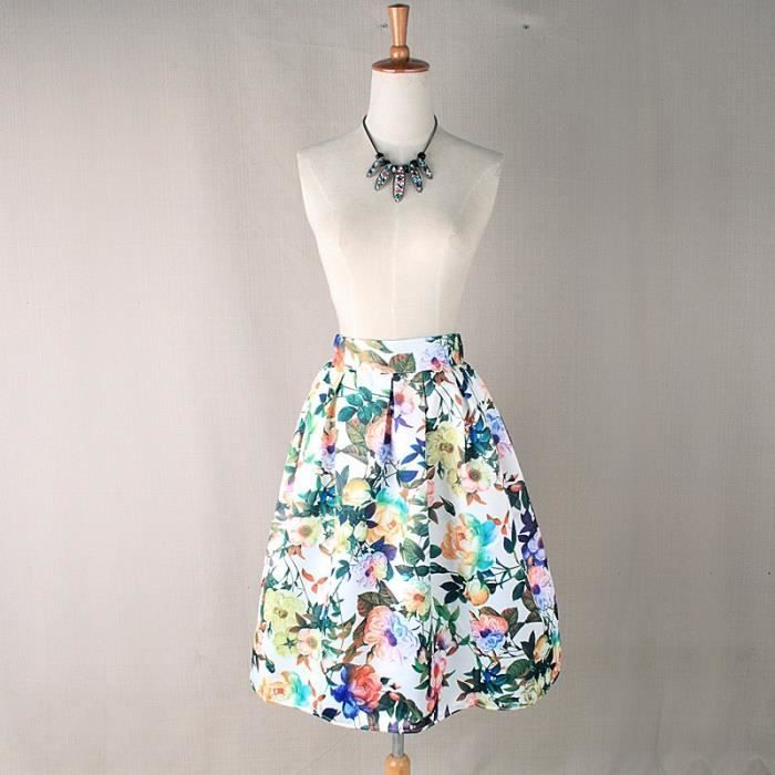 Jupe plissee h&m fleurs outlet