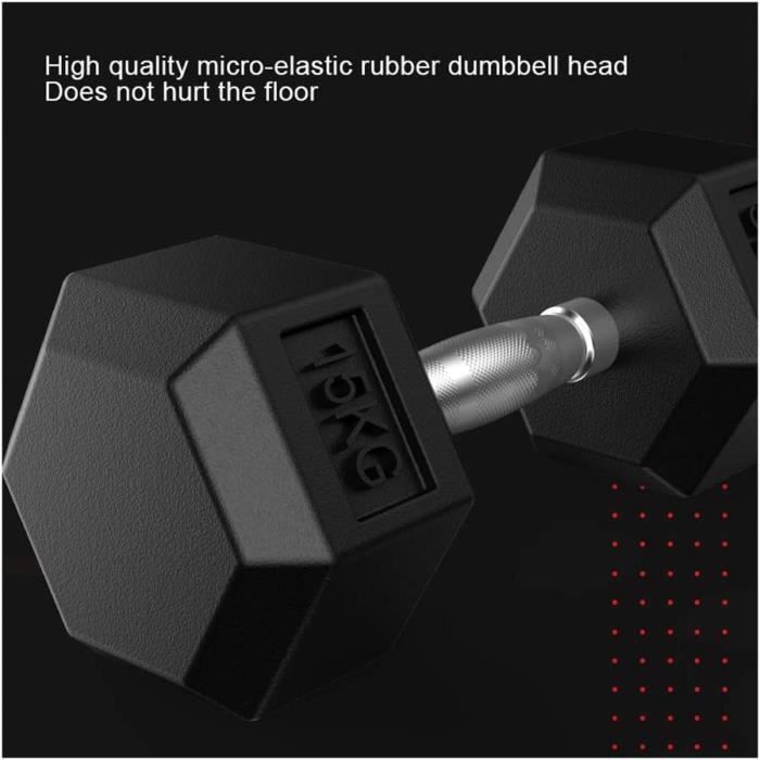 Alteres Musculation Haltères Grand Simple Encased Poignées en Métal 20 ...